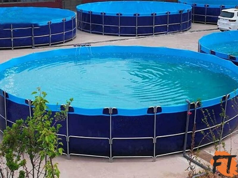 fish farming tanks-frame tank-80,000L