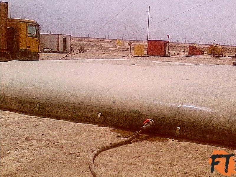 frac tank-pillow tank-100,000L fuel storage tank