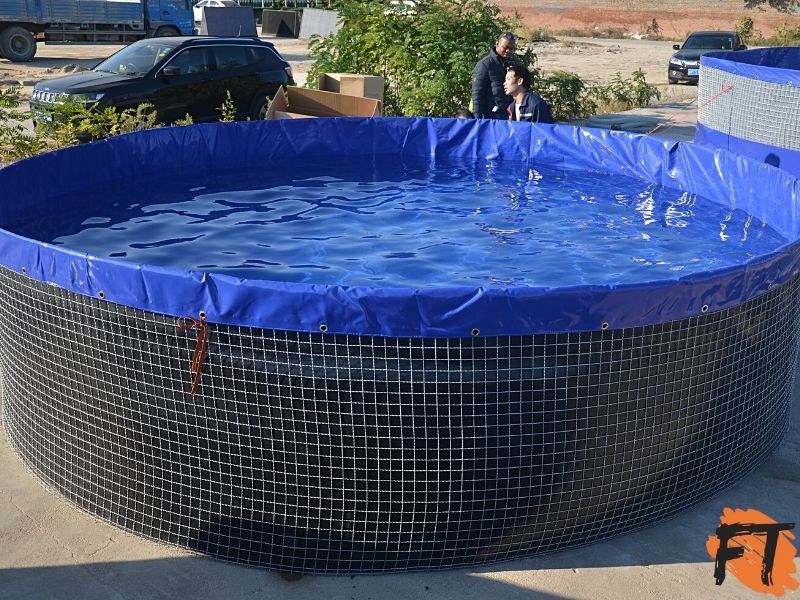 frame pool-round frame tank-wire mesh tank-30,000L