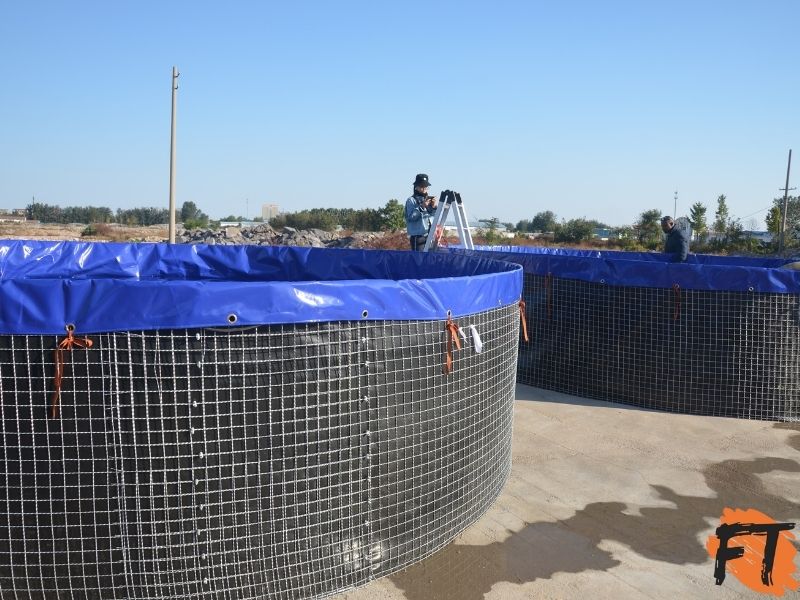 frame pool-round frame tank-wire mesh tank-20,000L30,000L