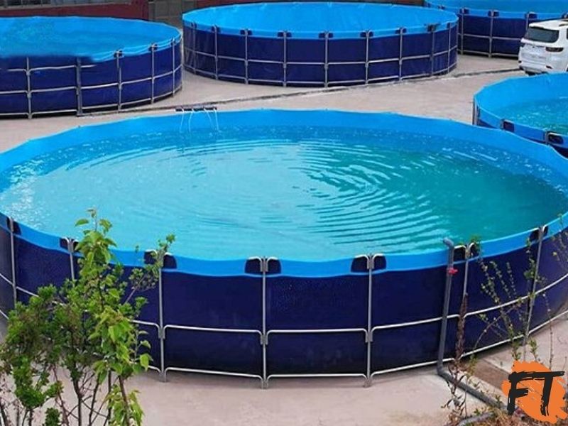 frame pool-round frame tank-80,000L