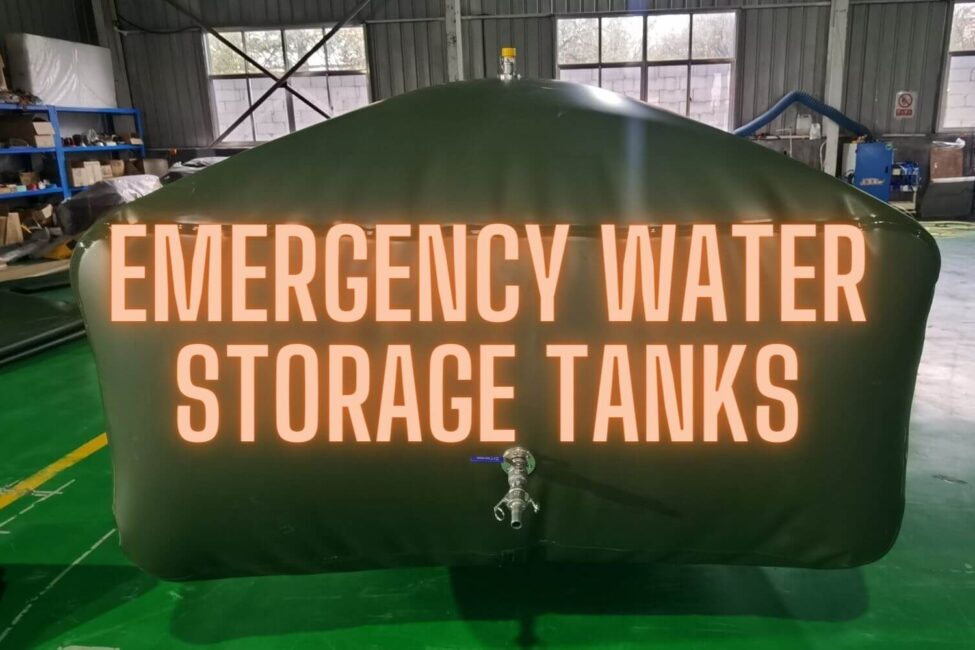 emergency water storage tanks