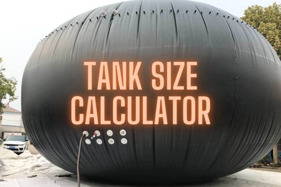 tank size calculator-custom bladders